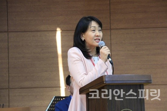 통합 전 재외동포언론인협의회 김소영 회장.