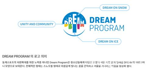 오는 1월 6일부터 18일까지 13일 간 열릴 '2020 드림프로그램' 앰블럼. [사진=문화체육관광부]