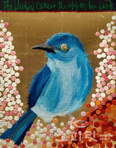 우국원, Bluebird, 2020, oil on canvas, 91.0x116.8cm. [사진=아뜰리에 아키]