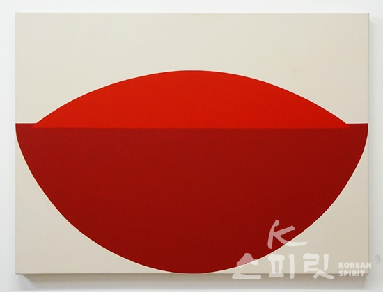 안현정, Series, Move redly, 2019, acrylic on canvas, 30x40 in. [사진=도잉아트]