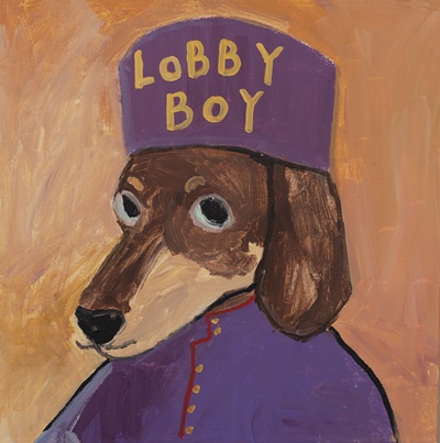 Lobby Boy 45.5cm×45.5cm acrylic on canvas, 2021. [사진제공=도잉아트]