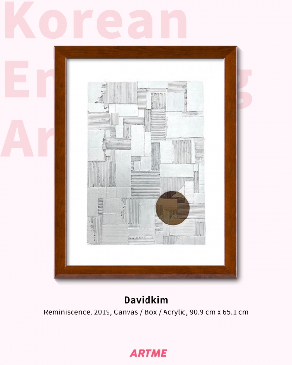 Davidkim, Reminiscence, 2019, canvas  Box  acrylic, 90.9 cm x 65.1 cm. [사진제공=아트다]