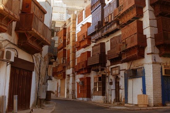 유네스코에 등재된 제다의 구시가지. [사진=사우디아라비아 관광청 한국사무소 제공]
