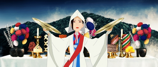 애니메이션 '무녀도' 스틸 ⓒ연필로 명상하기. [이미지 제공=연필로 명상하기]