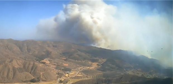 강원 강릉 옥계 산불. [사진=산림청 제공]