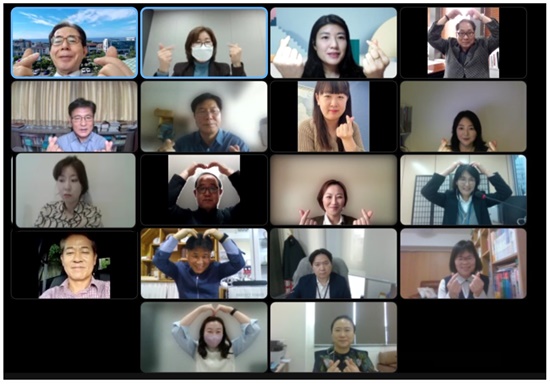 재외동포재단은 3월 22일 아시아, 대양주  한글학교협의회와 찾동(찾아가는 동포재단) 화상간담회를 개최했다. [사진=재외동포재단 제공]