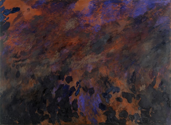 박세진, 밤 Night, Oil on canvas, 220x300cm each, 2pieces(1), 2005. [사진 스페이스 이수 제공]