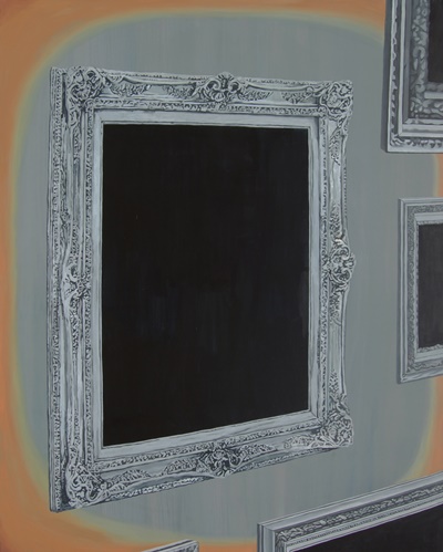 액자가 있는 벽, Acrylic on canvas, 130.3×162.2cm, 2022. [사진 제공 아트노이드178]