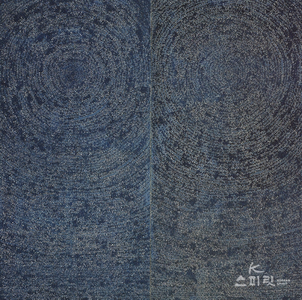 '우주Universe', 19-Ⅵ-71 #206, Oil on Cotton, 254x203cm, 1971 [사진 제공 S2A갤러리]