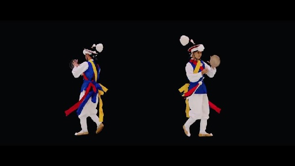 국가무형문화재 볼류매트릭 기록고도화 데이터(남원농악)[이미지 문화재청]