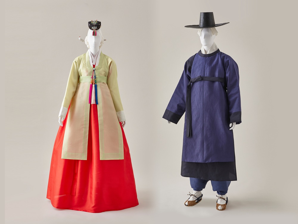 이혜순 한복디자이너의 전통한복, 관례(남성) 계례(여성)에 입는다. [사진 문화체육관광부]