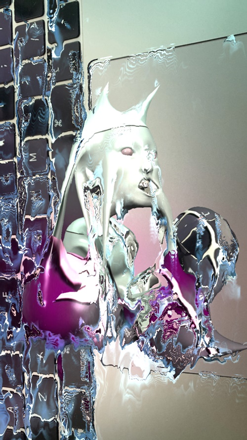 이은솔, Cephalopod with Shell, 2022, AR. "힌터랜드 두 번째 이야기" 커미션 작품. [이미지 PACK ]