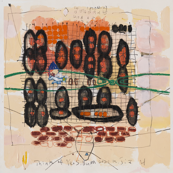 김지애, 여의도 시범아파트 읽기, 150×100 cm 평면드로잉(아크렐릭 온 페이퍼) [이미지 DDP]