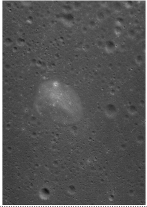 다누리의 달 표면 촬영 사진. 1월 13일 폭풍의 바다를 관측한 사진.  사진 과학기술정보통신부
