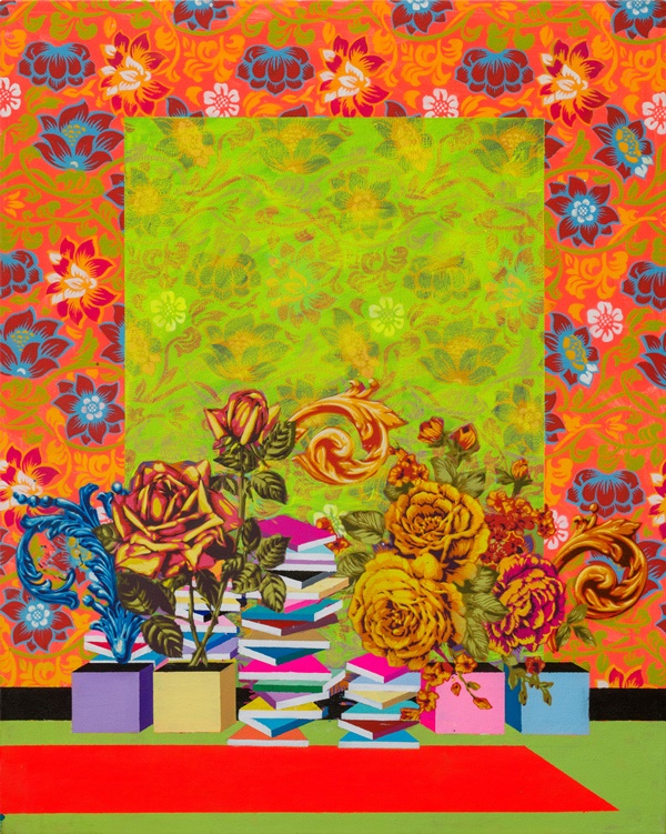 Tafadzwa Tega, Muripi(where are you guys), mixed media on canvas,100x80cm, 2022. 사진 갤러리데이지