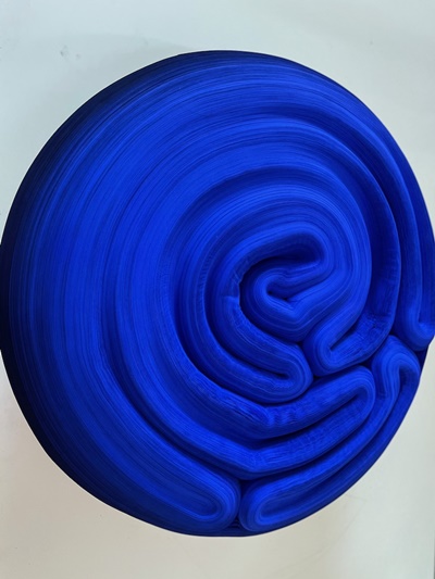 고재 Ko Jae, JK2140, Ultramarine Blue, Rolled paper and pigmented ink, 95x90x18 cm. 사진 오페라갤러리 서울