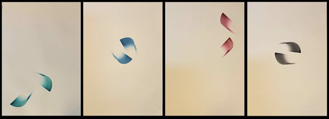 Four Seasons, 2023, Acrylic on paper, 54x78cm x4. 사진 서촌tya