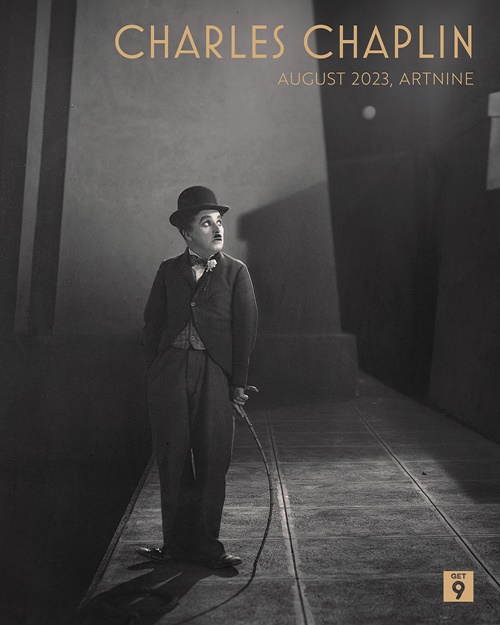 “2023 찰리 채플린 특별전” 포스터. 이미지 아트나인