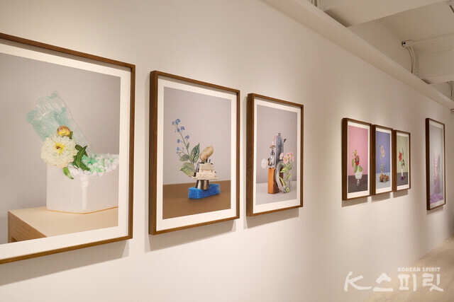 룩인사이드갤러리는 1월 22일(월)까지 박미정 개인전 《보내야 하는 사물들을 위한 정물, Mourning》을 개최한다 [사진 김경아 기자]