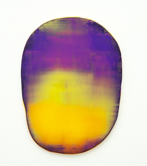 닉 슐라이커 Nick Schleicher, YSKV-III, 2023, Acrylic, gel gloss, glazing medium, fluorescent and iridescent pigments on linen wrapped panel, 38 x 28in (96.5 x 71.1cm) . 이미지 갤러리JJ