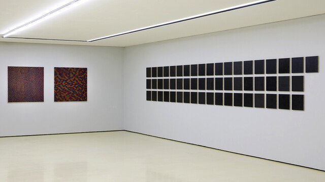 박미나, (왼쪽부터)  '2014-BGORRY', '2024-BGORRY', '2014-Black'   [사진 제공 페리지갤러리]