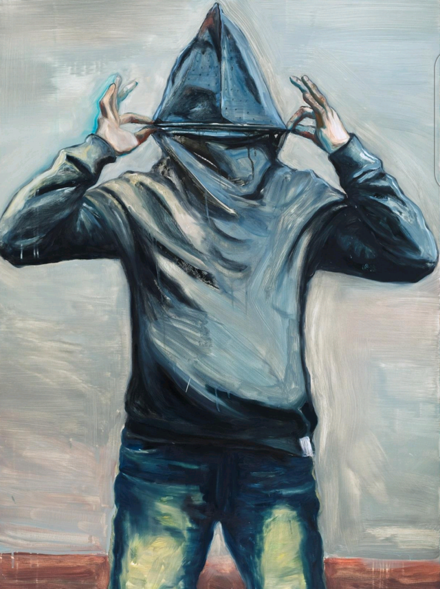 박종호, Shut up!, 2013, oil on canvas, 130×97cm. 이미지 갤러리에스피