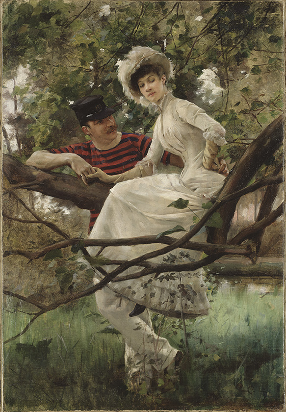 칼 라르손, 전원, 1880, Oil on canvas, 70 × 48 cm [사진 제공 마이아트뮤지엄]