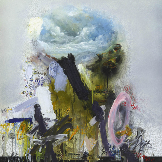 데이비드 킴 휘태커 / David Kim Whittaker, From the Grey Room, 2013, Oil and acrylic on canvas, 80x80cm . 이미지 오페라 갤러리
