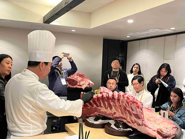 ‘한국의 肉(고기), K-바베큐’를 주제로 한 한식 워크숍 모습. 이미지 한식진흥원