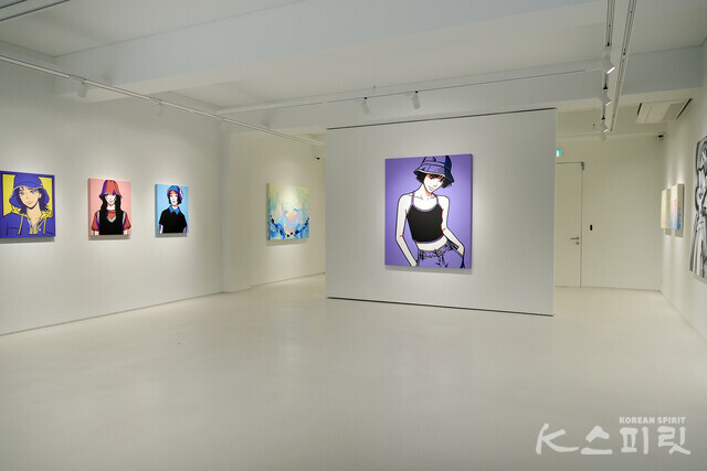 갤러리 508에서는 5월 11일(토)까지 일본 현대미술을 선도하는 젊은 작가 3인전 《일본 팝 트리오 Japanese Pop Trio》을 개최한다 [사진 김경아 기자]