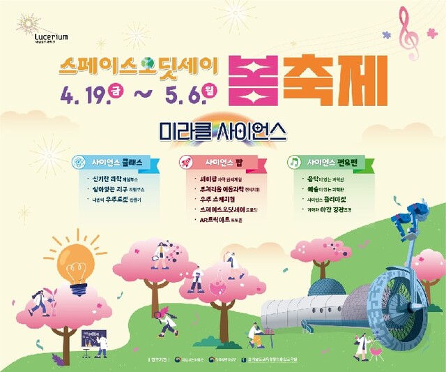 2024 스페이스 오딧세이 봄축제 포스터. 이미지 국립광주과학관.