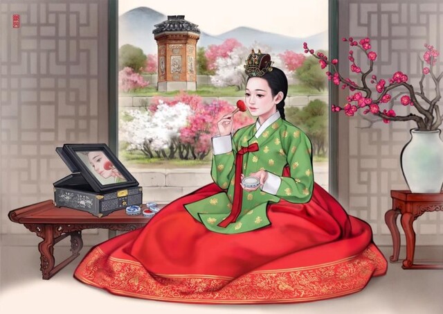 흑요석 작가 신작 '화협옹주의 단장'. 사진제공 흑요석 작가.