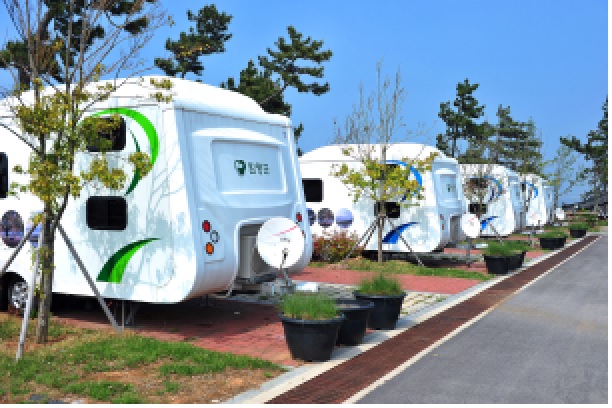 돌머리마을 캠핑장. 이미지 해수부.