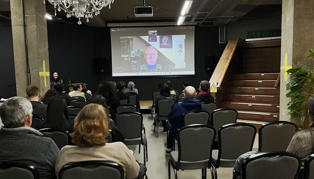 주영한국문화원이 5월 3일(현지 시각) 펭귄클래식 《한국 단편소설 선집(The Penguin Book of Korean Short Stories)》을 주제로 ‘한국문학의 밤’ 행사를 개최했다. 사진 주영한국문화원