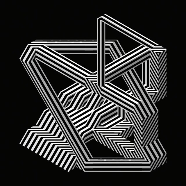 김용관 Kim Yong-Kwan, Parallax Viewpart, 2024, acrylic on canvas, 114 x 114 cm. 이미지 갤러리조은