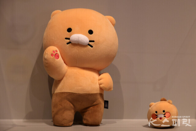 춘식이, 현대, 2020년 출시된 캐릭터 춘식이는 카카오프렌즈 캐릭터 라이언의 반려묘이다 [사진 김경아 기자]