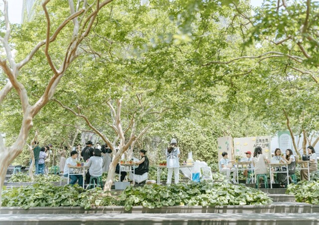 ‘초록초록 ACC 산책’ 프로그램 운영 장면. 이미지 국립아시아문화전당.