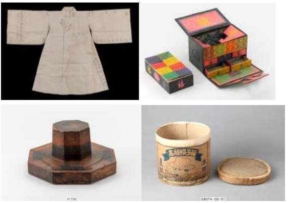 전시에 선보이는 지류 소장품. 이미지 국립민속박물관.