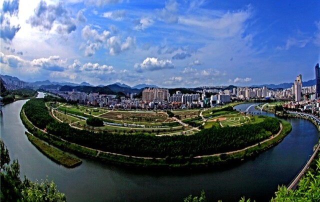 태화강 국가정원 및 십리대숲. 이미지 환경부.