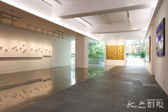 노블레스 컬렉션은 6월 28일(금)까지 정해윤 작가의 개인전 《본성의 여정: 惡을 설득할 수 있는 善》을 개최한다 [사진 김경아 기자]