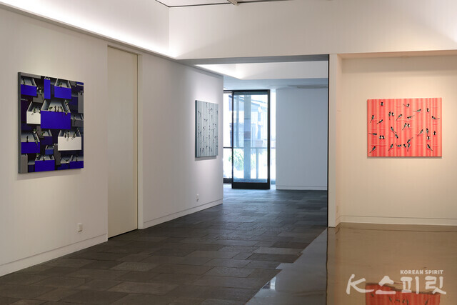 노블레스 컬렉션은 6월 28일(금)까지 정해윤 작가의 개인전 《본성의 여정: 惡을 설득할 수 있는 善》을 개최한다 [사진 김경아 기자]