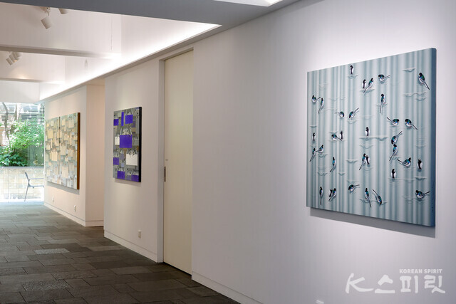 ​노블레스 컬렉션은 6월 28일(금)까지 정해윤 작가의 개인전 《본성의 여정: 惡을 설득할 수 있는 善》을 개최한다 [사진 김경아 기자]