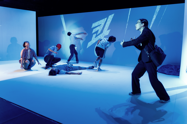 연극 '쾅!' 2023년 공연 장면. 사진 박태양, 제공 비밀기지