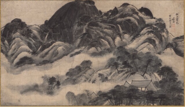 ‘인왕제색도’. 이미지 국립제주박물관.