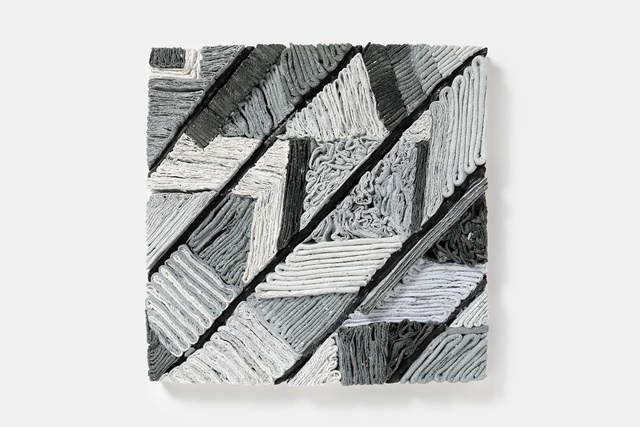 예술적 지층 패치 Artistic Stratum Patch, 2024, 30x30cm. 이미지 한국공예·디자인문화진흥원