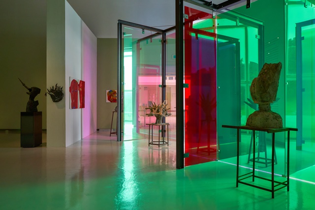 '최옥영_대지를 품고 환경을 조각하다'  영은미술관 1전시장 전시 모습. 이미지 영은미술관