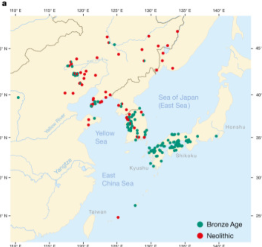 출처 : Martine Robbeets, Remco Bouckaert, Matthew Conte, etc., Triangulation supports agricultural spread of the Transeurasian languages, Nature, Published online: 10 November 2021, pp. 1-6.