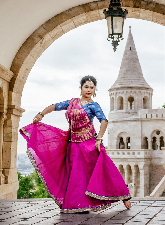 인도 무용 강사 소날리 로이. 이미지 국립아시아문화전당.