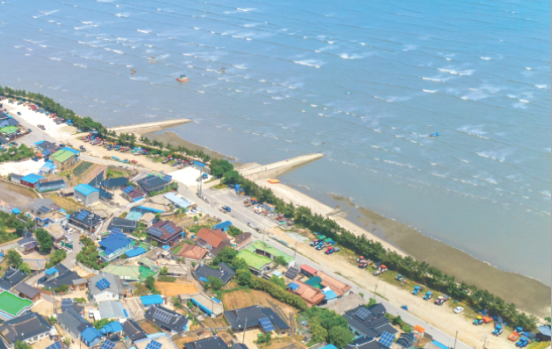 전북 고창군 하전 바다마을. 사진 바다마을 스탬프북.