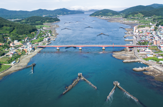 경남 남해군 지족 바다마을. 사진 바다마을 스탬프북.